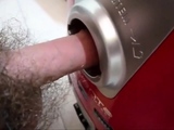 The vacuum cleaner hole and cumshot inside