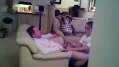 Husband Films Girl Giving Friend Handjob