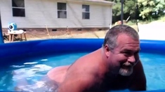 Naked Pool Dad